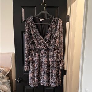 Lauren Conrad Floral Long-Sleeve Dress